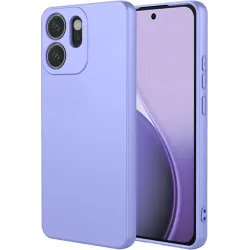 Coque arrière en silicone Phonesta Soft Silk pour Oppo Reno14 F/FS - Violet