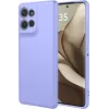 Coque arrière en silicone Phonesta Soft Silk pour Motorola Edge 50 - Violet 0