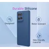 Coque arrière en silicone Phonesta Soft Silk pour Motorola Edge 50 - Violet 5