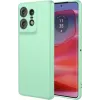 Coque arrière en silicone Phonesta Soft Silk pour Motorola Edge 50 Pro - Vert matcha 0