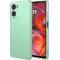 Coque arrière en silicone Phonesta Soft Silk pour Motorola Moto G05 / Moto E15 - Vert matcha