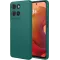 Coque arrière en silicone Phonesta Soft Silk pour Motorola Moto G17/G17 Power/G15/G15 Power - Vert foncé