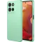 Coque arrière en silicone Phonesta Soft Silk pour Motorola Moto G17/G17 Power/G15/G15 Power - Vert matcha