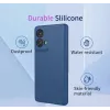 Coque arrière en silicone Phonesta Soft Silk pour Motorola Moto G35 - Noir 1