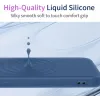 Coque arrière en silicone Phonesta Soft Silk pour Motorola Moto G55 - Bleu foncé 3