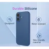 Coque arrière en silicone Phonesta Soft Silk pour Motorola Moto G55 - Vert matcha 5