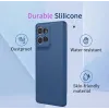 Coque arrière en silicone Phonesta Soft Silk pour Motorola Moto G75 - Noir 1