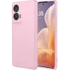 Coque arrière en silicone Phonesta Soft Silk pour Motorola Moto G85 - Rose 0