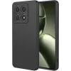 Coque arrière en silicone Phonesta Soft Silk pour Xiaomi 14T - Noir