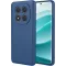 Coque arrière en silicone Phonesta Soft Silk pour Xiaomi Redmi Note 14 Pro 5G / Xiaomi Poco X7 - Bleu foncé