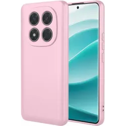 Coque arrière en silicone Phonesta Soft Silk pour Xiaomi Redmi Note 14 Pro 5G / Xiaomi Poco X7 - Rose
