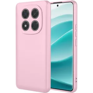 Coque arrière en silicone Phonesta Soft Silk pour Xiaomi Redmi Note 14 Pro 5G / Xiaomi Poco X7 - Rose