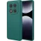 Coque arrière en silicone Phonesta Soft Silk pour Xiaomi Redmi Note 14 Pro 4G - Vert foncé