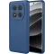 Coque arrière en silicone Phonesta Soft Silk pour Xiaomi Redmi Note 14 Pro Plus - Bleu foncé