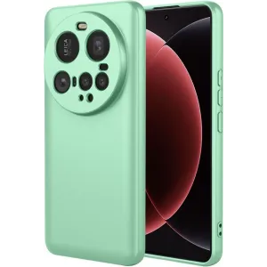 Coque arrière en silicone Phonesta Soft Silk pour Xiaomi 15 Ultra - Vert matcha