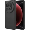 Coque arrière en silicone Phonesta Soft Silk pour Xiaomi 15 Ultra - Noir