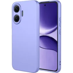 Coque arrière en silicone Phonesta Soft Silk pour Xiaomi Poco F7 - Violet