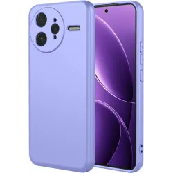 Coque arrière en silicone Phonesta Soft Silk pour Xiaomi Poco F7 Ultra - Violet