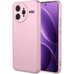 Coque arrière en silicone Phonesta Soft Silk pour Xiaomi Poco F7 Ultra - Rose