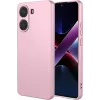 Coque arrière en silicone Phonesta Soft Silk pour Xiaomi Poco X7 Pro - Rose