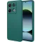 Coque arrière en silicone Phonesta Soft Silk pour Xiaomi Redmi Note 14S/13 Pro / Xiaomi Poco M6 Pro - Vert foncé