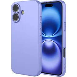 Coque arrière en silicone Phonesta Soft Silk pour Apple iPhone 17 - Violet
