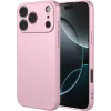 Coque arrière en silicone Phonesta Soft Silk pour Apple iPhone 17 Pro - Rose