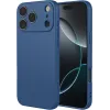 Coque arrière en silicone Phonesta Soft Silk pour Apple iPhone 17 Pro Max - Bleu foncé