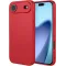 Coque arrière en silicone Phonesta Soft Silk pour Apple iPhone Air - Rouge