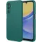 Coque arrière en silicone Phonesta Soft Silk pour Samsung Galaxy A16 - Vert foncé