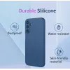 Coque arrière en silicone Phonesta Soft Silk pour Samsung Galaxy A17 - Rouge 3
