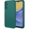 Coque arrière en silicone Phonesta Soft Silk pour Samsung Galaxy A26 - Vert foncé