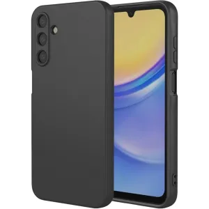 Coque arrière en silicone Phonesta Soft Silk pour Samsung Galaxy A26 - Noir