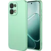 Coque arrière en silicone Phonesta Soft Silk pour Oppo A6 Pro - Vert matcha