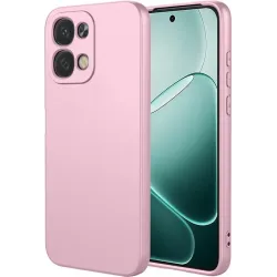 Coque arrière en silicone Phonesta Soft Silk pour Oppo A6 Pro - Rose