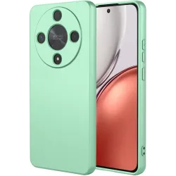 Coque arrière en silicone Phonesta Soft Silk pour HONOR Magic8 Lite - Vert matcha