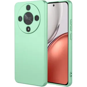 Coque arrière en silicone Phonesta Soft Silk pour HONOR Magic8 Lite - Vert matcha
