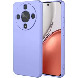 Coque arrière en silicone Phonesta Soft Silk pour HONOR Magic8 Lite - Violet