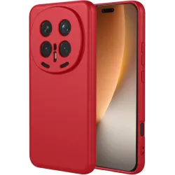 Coque arrière en silicone Phonesta Soft Silk pour HONOR Magic8 Pro - Rouge