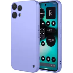 Coque arrière en silicone Phonesta Soft Silk pour Nothing Phone (3a) Lite - Violet