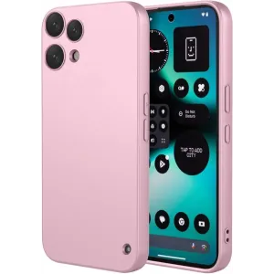 Coque arrière en silicone Phonesta Soft Silk pour Nothing Phone (3a) Lite - Rose
