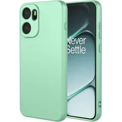 Coque arrière en silicone Phonesta Soft Silk pour OnePlus 15R - Vert matcha
