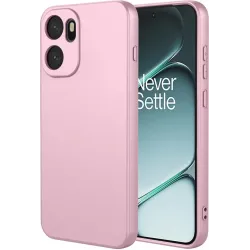Coque arrière en silicone Phonesta Soft Silk pour OnePlus 15R - Rose