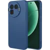 Coque arrière en silicone Phonesta Soft Silk pour Realme GT 8 Pro - Bleu foncé