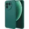 Coque arrière en silicone Phonesta Soft Silk pour Realme GT 8 Pro - Vert foncé
