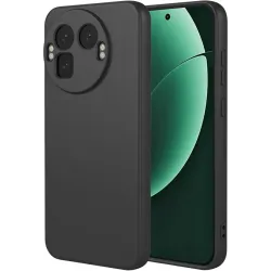 Coque arrière en silicone Phonesta Soft Silk pour Realme GT 8 Pro - Noir