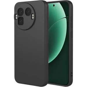 Coque arrière en silicone Phonesta Soft Silk pour Realme GT 8 Pro - Noir