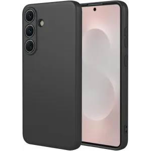 Coque arrière en silicone Phonesta Soft Silk pour Samsung Galaxy S26 - Noir