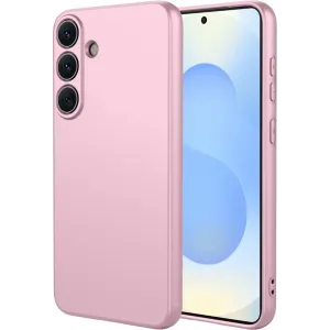 Coque arrière en silicone Phonesta Soft Silk pour Samsung Galaxy S26 Plus - Rose