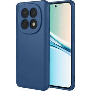 Coque arrière en silicone Phonesta Soft Silk pour Xiaomi Redmi Note 15 4G/5G / Xiaomi Poco M8 - Bleu foncé